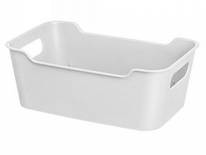 Корзинка универсальная Mango 2,4л 230х160х90мм  (белый)